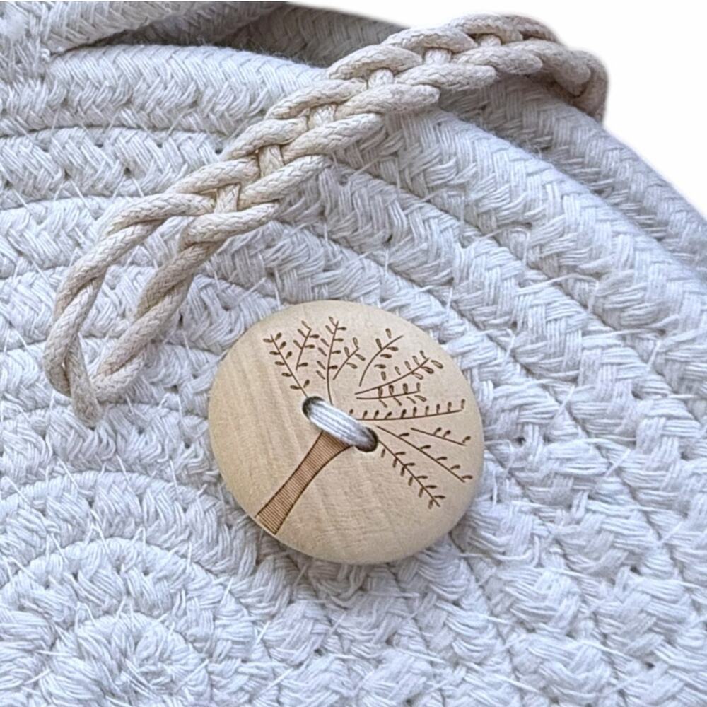 Handmade Crochet Circle Bag White Rope Boho Crossbody Top Handle Purse NEW - Picture 5 of 6